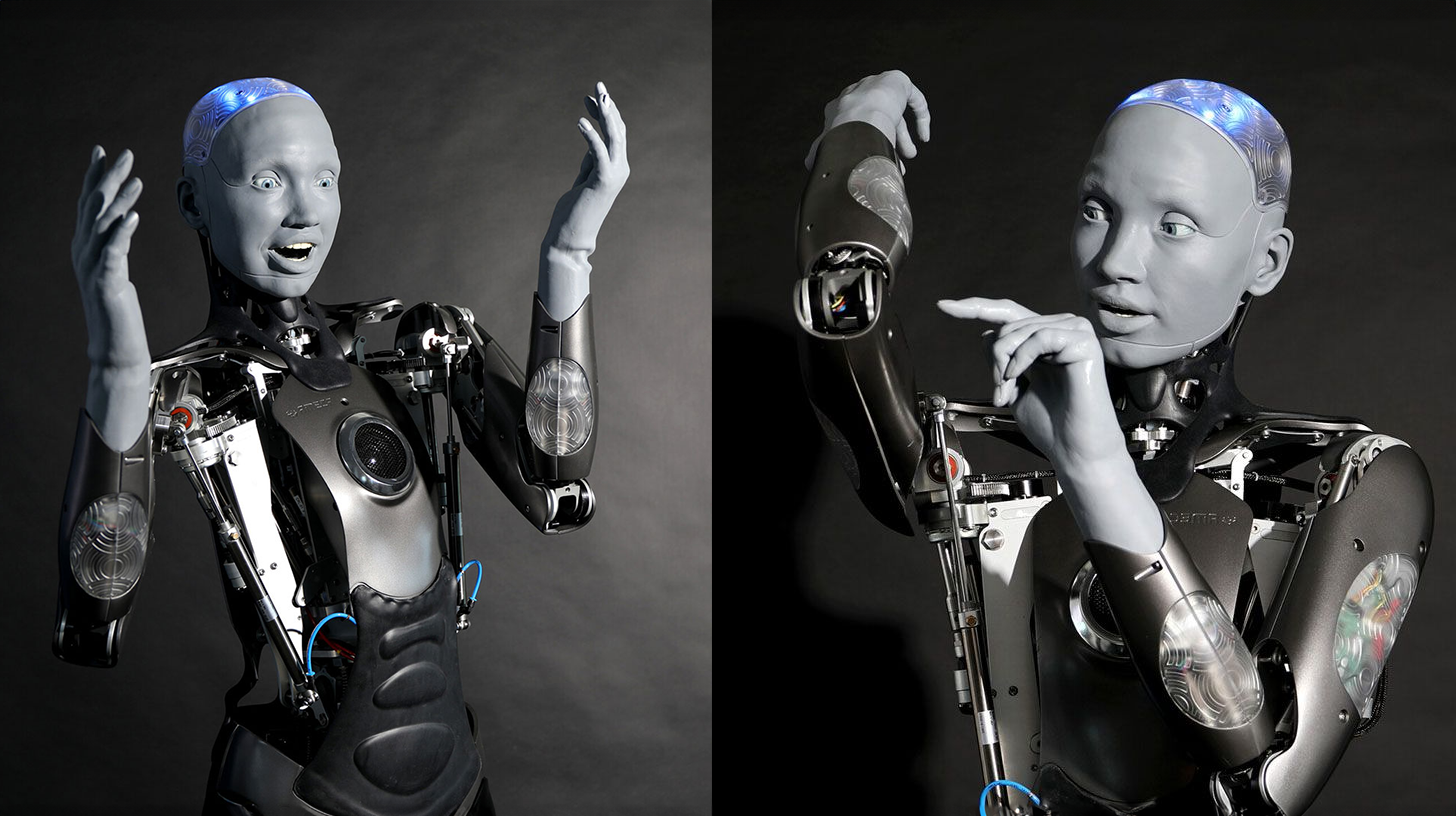 Ameca được coi là nền tảng robot hình người tiên tiến nhất cho sự tương tác giữa người và máy.